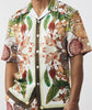 Mens Stacy Adams Designer Shirt + Shorts Set Tropical Brown Green Paradise 71114