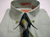 Mens Sage/Light Green Eyelet Collar Bar French Cuff Dress Shirt + Tie Karl Knox SX4515