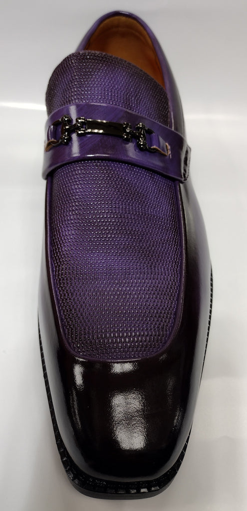 Mens Purple Dark Plum Fade Dress Loafers Buckle Accent Antonio Cerrelli Elite 6938 13 Mens Purple Dark Plum Fade Dress Loafers Buckle Accent Antonio Cerrelli Elite 6938 13