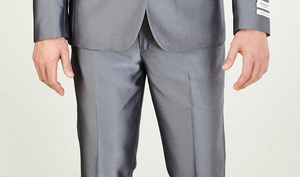 50s' Vintage Suit Pants Men's Formal Dress Pants Grey Brown Retro Fashion
