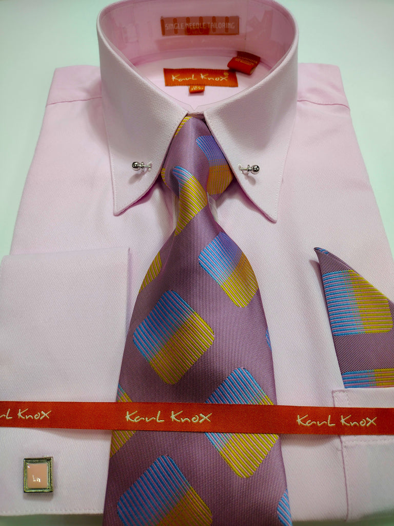 Karl Knox Dress Shirt + Tie