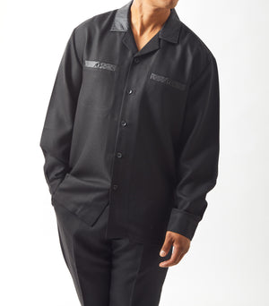 Mens Stacy Adams Black Shimmer 2 Piece Set Walking Suit 65075 | Nader Fashion Las Vegas Mens Stacy Adams Black Shimmer 2 Piece Set Walking Suit 65075 | Nader Fashion Las Vegas