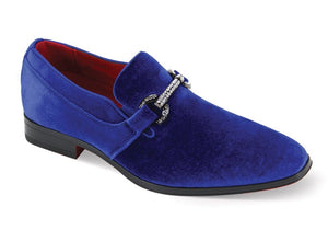 Mens Royal Blue Elegance Velvet Dress Loafers Sparkly Buckle After Midnight 7008 13 Mens Royal Blue Elegance Velvet Dress Loafers Sparkly Buckle After Midnight 7008 13