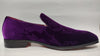 Mens Regal Purple Baroque Embossed Velvet Dress Loafers Shoes After Midnight 7017