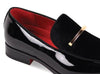 Mens Black Velvet + Shiny Patent Leather Formal Dress Shoes After Midnight 7041
