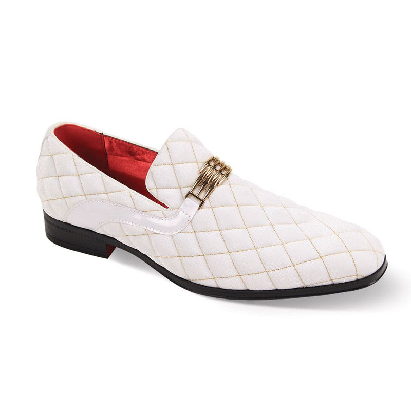 white and gold dress shoes mens Diamond Quilted Velvet Slip-On After Midnight 7045 13 Rich color loafers with Outside Diameter (in):17.8 Wedtrend Women Sparkly Purple color-salmon-pink
