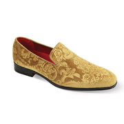 Mens White Baroque Embossed Velvet Dress Loafers Shoes Wedding Prom After Midnight 7017