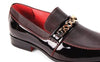 Mens Burgundy Wine Ultra Shiny Patent Leather Dress Shoes After Midnight 7071