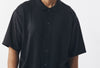 Mens SilverSilk Classy Knit 2PC Shirt and Pants Walking Suit All Black 71009