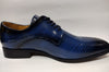 Mens Elegant Navy Blue Black Fade Diamond Cutout Dress Shoes Antonio Cerrelli 6873