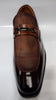 Mens Rich Brown Espresso Fade Dress Loafers Buckle Accent Antonio Cerrelli Elite 6938