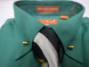 Mens Hunter Green Gold Collar Bar French Cuff Dress Shirt + Tie Karl Knox SX4528