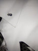 Mens White Eyelet Collar Bar French Cuff Dress Shirt + Tie Karl Knox SX4530