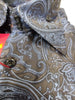 Mens Charcoal Blue Mystic Paisley High Fashion F/C Shirt SANGI SORRENTO COLL. 3007