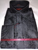 Mens Rich Black Tone on Tone Paisley FC Jacquard Shirt SANGI SORRENTO COLL. 3008