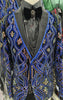 Mens Royal Blue Color Changing Sequin Formal Dress Jacket BBT3616-1