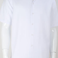 Mens 2-Piece Shorts Set White with Matching Short Sleeve Shirt Royal Diamond T2068