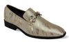 Mens Champagne Classy Showy Fabric Formal Loafers Dress Shoes After Midnight 6948