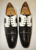 Mens Black White Detail Old School Oxford Fashion Dress Shoes Liberty LS1000 S