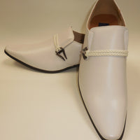 Mens Smooth Summer White Dressy Slip On Loafers Dress Shoes Majestic S 98105
