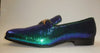 Mens Amazing Green Purple Color Change Sequin Dress Loafers After Midnight 6759 S