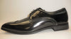 Mens Black Gray Wing Tip Spectator Fashion Dress Shoes Antonio Cerrelli 6809