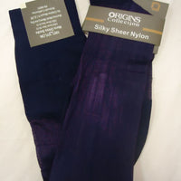 Mens Purple Origins Silky Sheer Knee-High OTC Nylon Dress Socks TNT - Nader Fashion Las Vegas